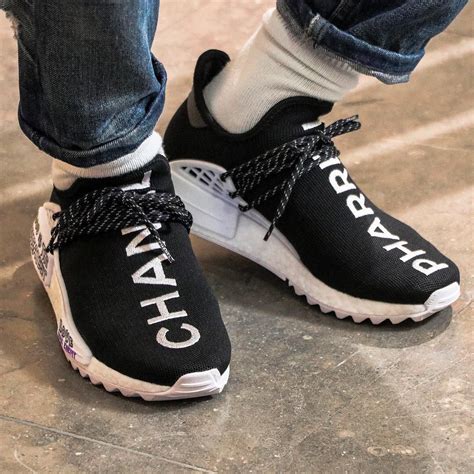 chanel pharrell shoes loafers|adidas nmd human race price.